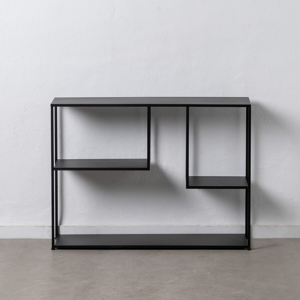 Recibidor SQUARE Negro 100 x 26 x 75 cm