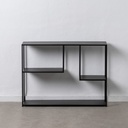 Recibidor SQUARE Negro 100 x 26 x 75 cm