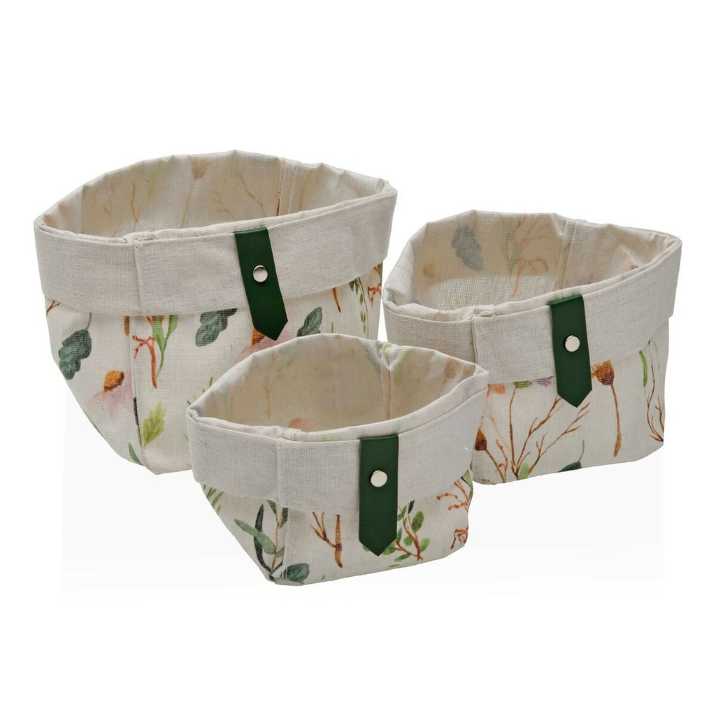 Basket set Versa Sansa 14 x 14 x 14 cm Squared