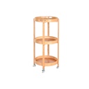 Mueble Camarera DKD Home Decor Natural 44 x 44 x 90 cm