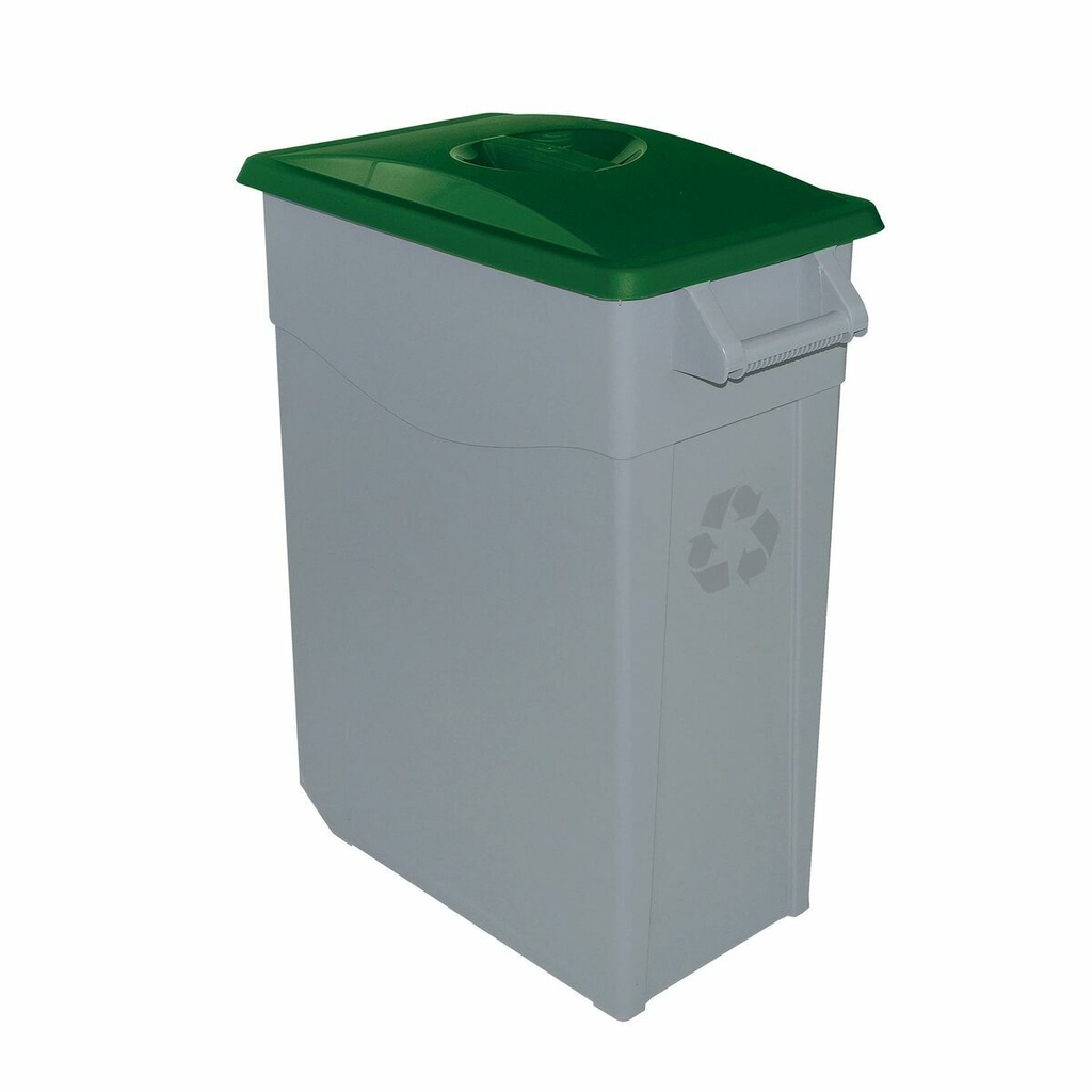 Cubo de Basura para Reciclaje Denox Verde 65 L