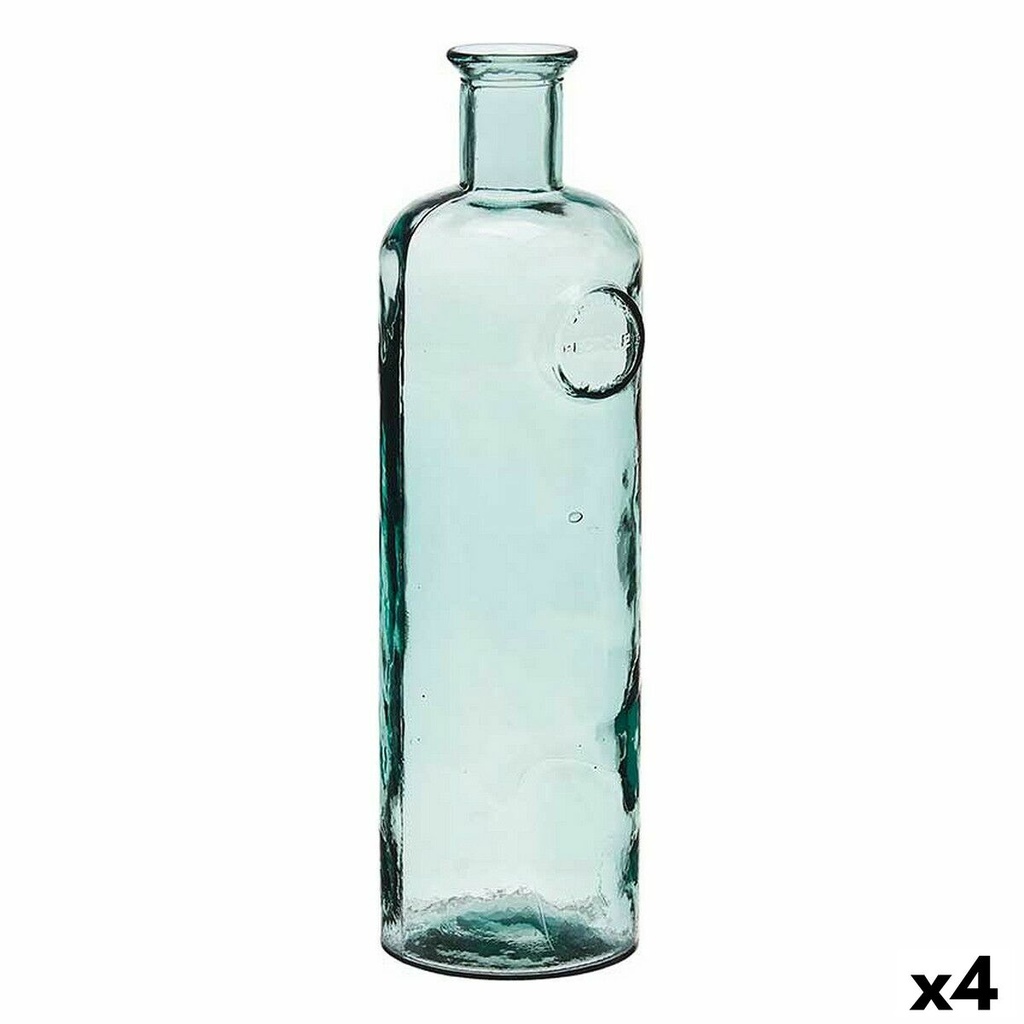 Bottle Stamp Transparent 14 x 44 x 13 cm Decoration (4 Units)