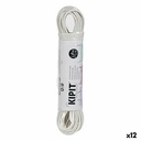 Cuerda para Tender Kipit HH023B(S/C) Blanco PVC 20 m (12 Unidades)