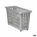 Kitchen Cupboard Organiser Kipit G-327-1 Grey 17,5 x 26 x 46 cm With wheels (12 Units)