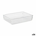 Organizador Multiusos CH99113-1 Transparente Plástico 24 x 5,5 x 15,8 cm Multiusos (36 Unidades)