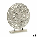 Decorative Figure Mandala White 7 x 49 x 44 cm (6 Units)