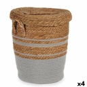 Cesto Gift Decor YY21620J03S1 Marrón Gris Algas marinas (4 Unidades)