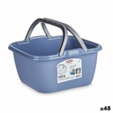 Cesto para la Ropa Stefanplast PR129V Plástico 13 L 36 x 18 x 34,5 cm Con asas (48 Unidades)
