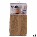 Toalla de baño Berilo 89663 Camel 80 % algodón 20 % Poliéster 90 x 150 cm (3 Unidades)