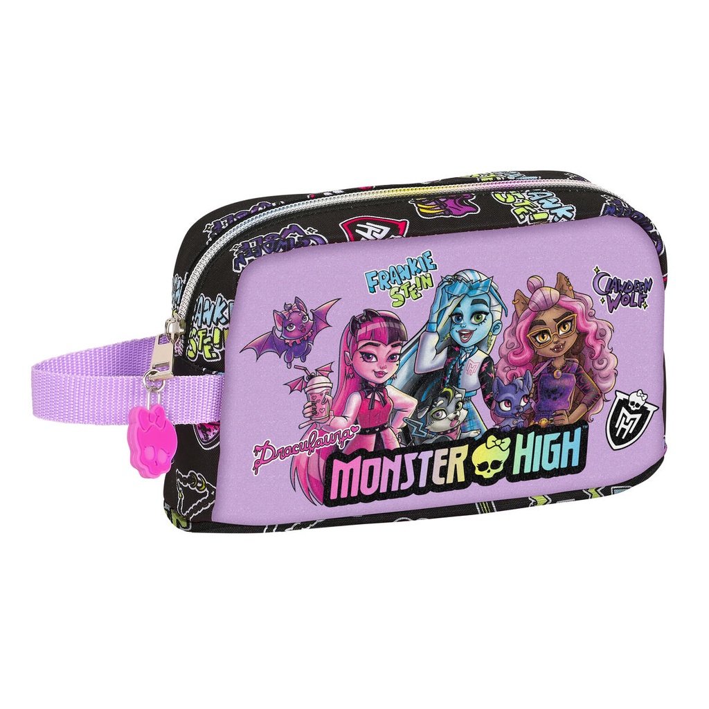Portadesayunos Térmico Monster High Creep Negro 21,5 x 12 x 6,5 cm