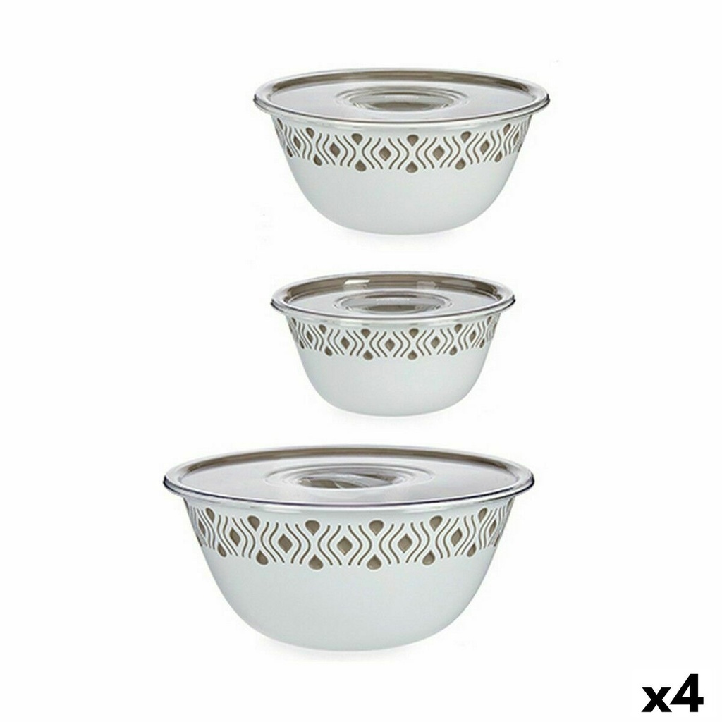 Food Preservation Container Stefanplast Tosca With lid 4 Units