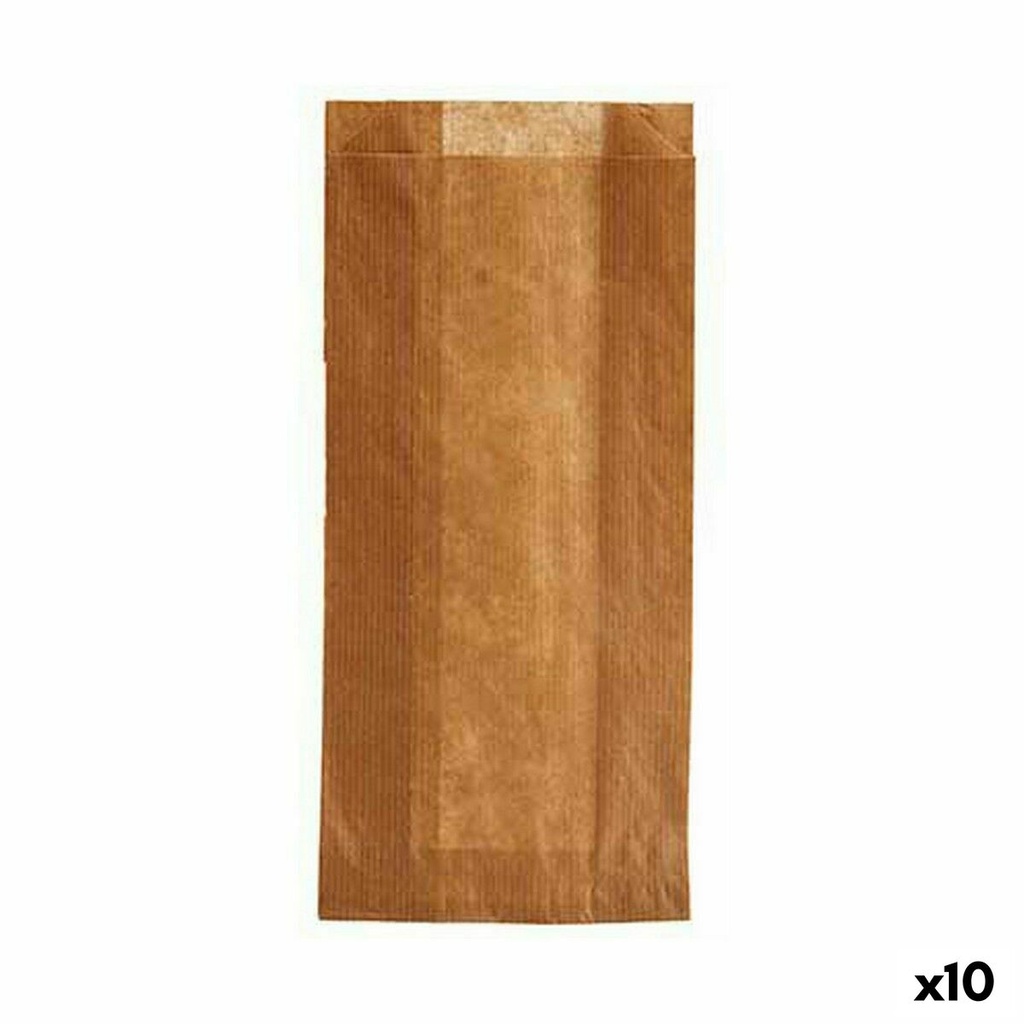 Set de Bolsas Reutilizables para Alimentos Kinvara 190939000485 Celulosa 12 x 27 cm Compostable (10 Unidades)
