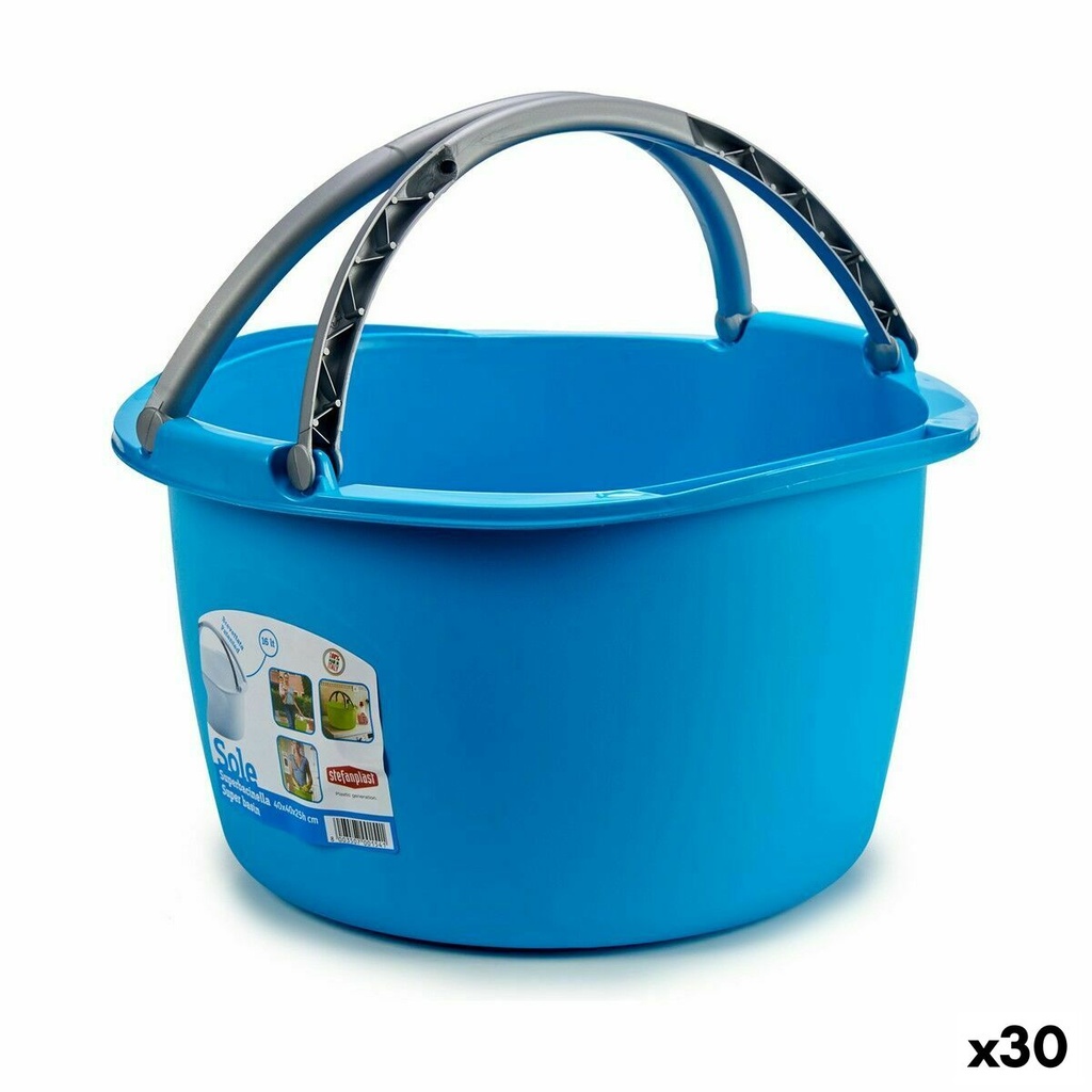 Laundry Basket Stefanplast PR154O Plastic 16 L 39 x 22 x 39 cm With handles (30 Units)