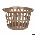 Cesto Kipit 8066-T Taupé Polipropileno 27 L 40 x 25 x 40 cm (18 Unidades)