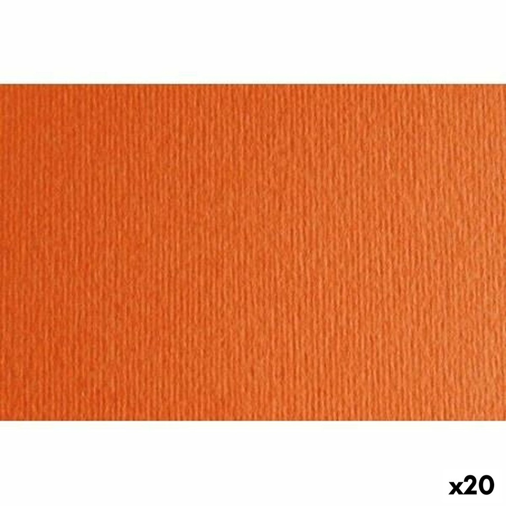 Cartulina Sadipal LR 220 Naranja 50 x 70 cm Texturizada (20 Unidades)