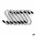 Gancho para colgar Kinvara 376 Plateado Metal 4,7 cm Set (12 Unidades)