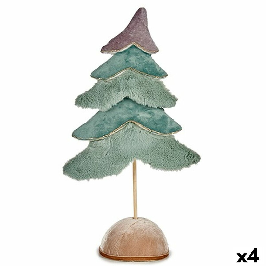 Árbol de Navidad Krist+ 19A5905-M-2 Turquesa Terciopelo