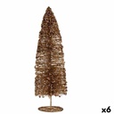Christmas Tree Krist+ R201-034P-3 Golden Christmas Tree 10 x 41 x 10 cm Sequins (6 Units)