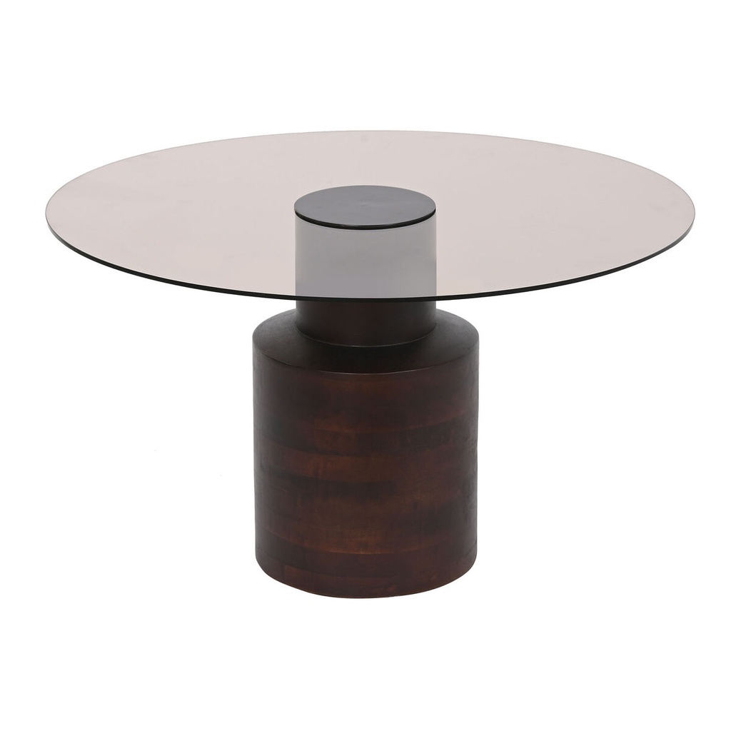 Centre Table DKD Home Decor Crystal Mango wood 80 x 80 x 40 cm