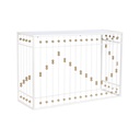 Hall Home ESPRIT White Golden 120 x 40 x 80 cm