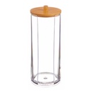 Caja con Tapa Ballete 7,3 x 18,5 cm Discos de Algodón Bambú