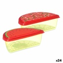 Fiambrera Leknes 78786 Plástico Fresa Sandía 23 x 8 x 13 cm Fruta (24 Unidades)