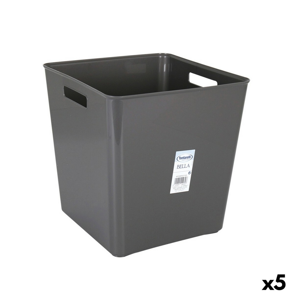 Caja Multiusos Tontarelli Bella Grafito (5 Unidades)