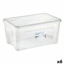 Caja de Almacenaje con Tapa Combi Tontarelli Combi (59 x 39 x 28 cm) 59 x 39 x 28 cm (6 Unidades)