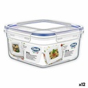 Fiambrera Hermética Dem 900 ml 15 x 15 x 8 cm (12 Unidades)