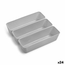 Drawer Organizer Dem Plastic Multi-use (3 Pieces) (24 Units)