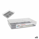 Drawer Organizer Quttin Non-Slip 33 x 22,5 x 6 cm (12 Units)
