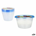 Round Lunch Box with Lid Privilege 49791 1 L 7 Pieces (24 Units)