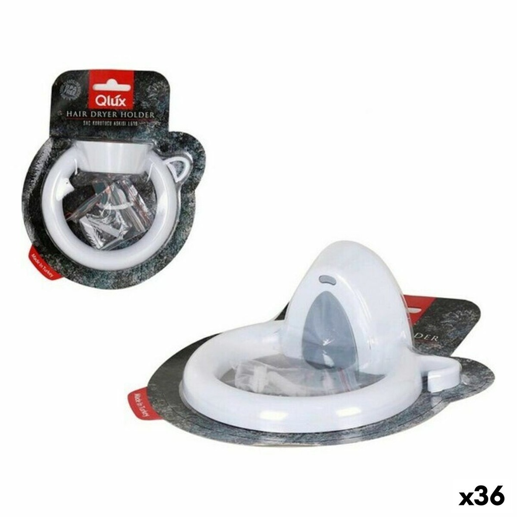 Soporte para Colgar el Secador Qlux 138218 12,5 x 11 x 6 cm