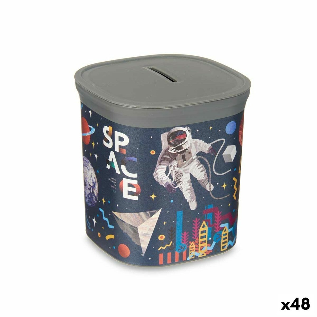 Hucha Pincello 02 1163 Plástico Astronauta 9 x 10,2 x 9 cm Multicolor (48 Unidades)