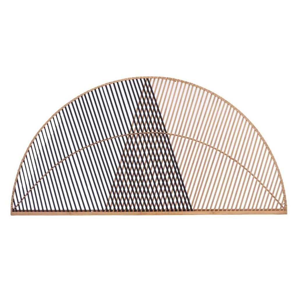 Headboard Gift Decor 23Y1397-D160-D1 23Y1397-D160-D1 Brown Black Natural 160 x 80,5 x 2 cm Triangle