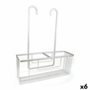 Estantería de Baño Confortime Alluma Plateado Aluminio 35,7 x 12,7 x 44,5 cm (6 Unidades)