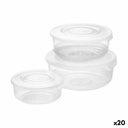 Set of lunch boxes Tontarelli Family Circular 3 Pieces (20 Units)