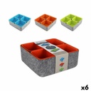 Multi-Purpose Organiser Confortime Felt 25,2 x 25 x 10 cm (5 Pieces) (6 Units)