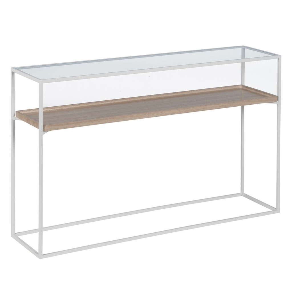 Recibidor Blanco Natural 120 x 30 x 75 cm