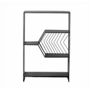 Estantería Negro Hierro 80 x 35 x 120 cm