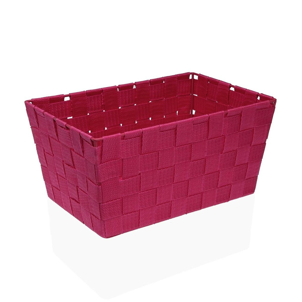 Cesta Multiusos Versa Lover 20 x 15 x 30 cm Fucsia