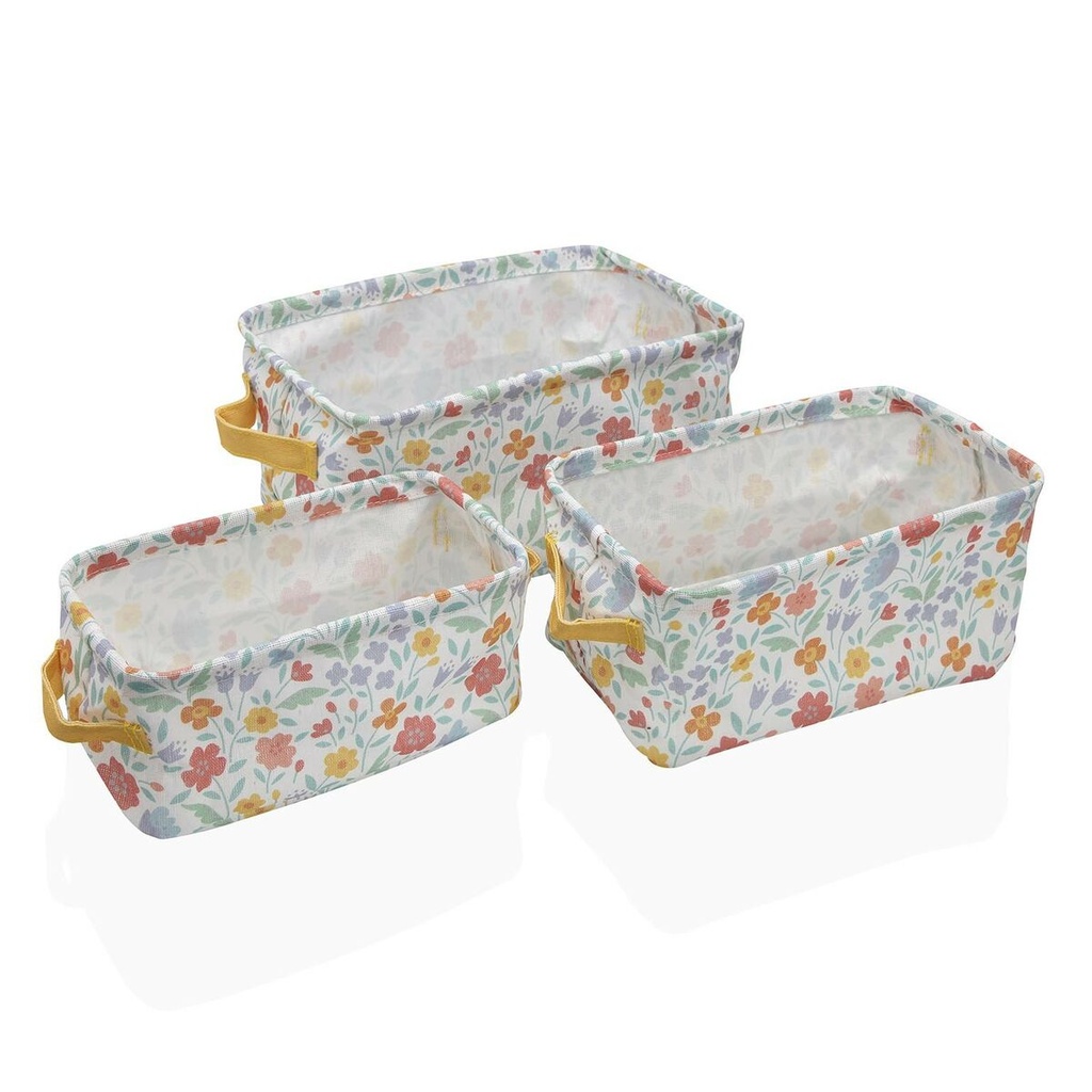 Basket set Versa Flandes 18 x 14 x 28 cm 28 x 18 x 14 cm