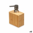Dispensador de Jabón Berilo B7490-1 Plateado Bambú Plástico 9,7 x 15 x 5,8 cm (12 Unidades)