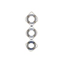 Wall Decoration Home ESPRIT Blue White Float 20 x 2,5 x 80 cm