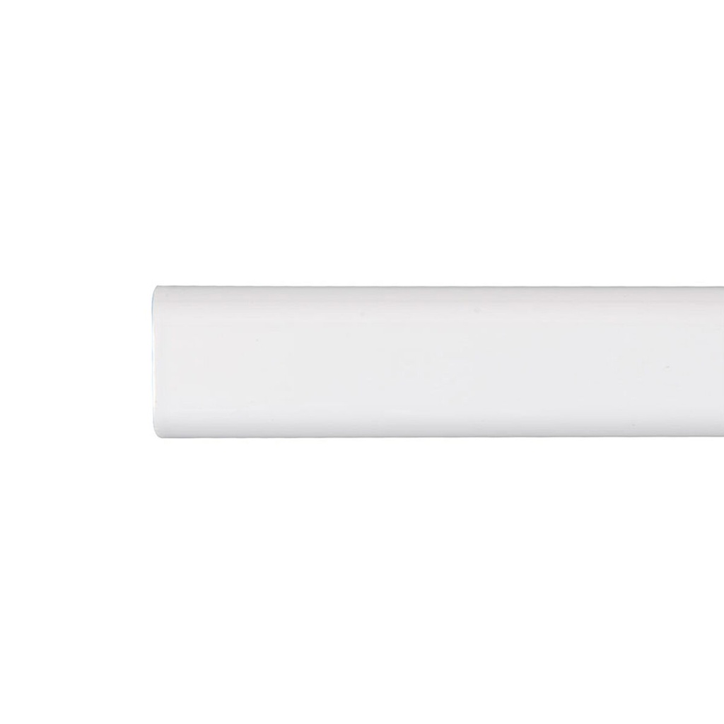 Barra para armario Stor Planet Cintacor Blanco Ovalada 100 cm 15 x 25 mm