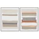 Cuadro Home ESPRIT Abstracto Urbano 62,3 x 4,5 x 82,3 cm (2 Unidades)