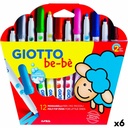Set of Felt Tip Pens Giotto BE-BÉ Multicolour (6 Units)