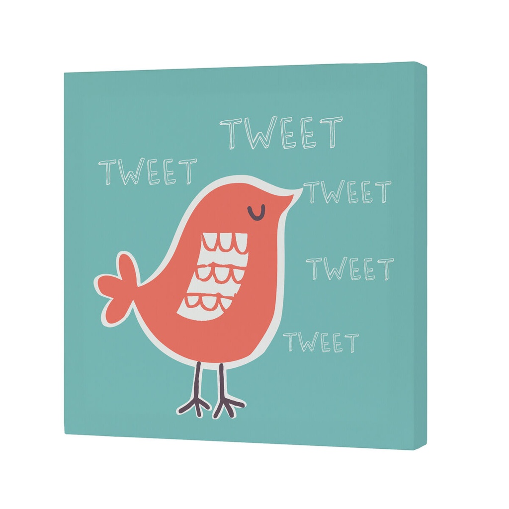 Lienzo HappyFriday Moshi moshi Woodland Multicolor 27 x 27 cm