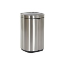 Papelera Home ESPRIT Plateado Acero Inoxidable Polipropileno 30 L
