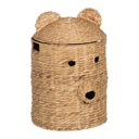 Cesto Negro Beige Fibra natural
